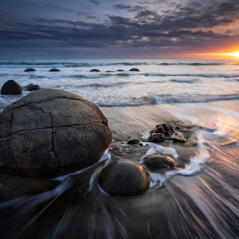 Moeraki Boulders Sunrise